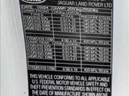 Certified 2025 Land Rover Discovery Sport S AWD/4WD image 26