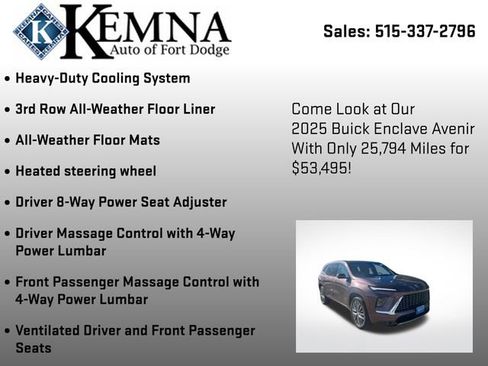 Used 2025 Buick Enclave Avenir w/ Trailering Package, 5000 lbs. image 15