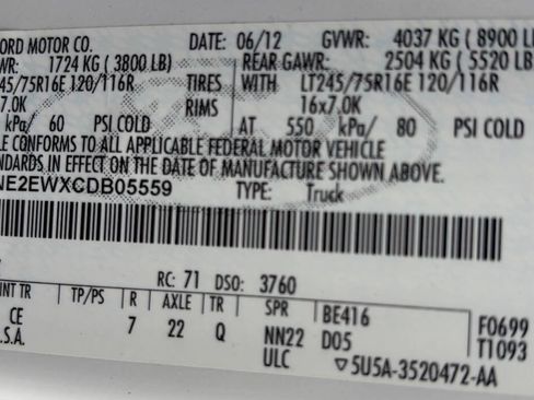 Used 2012 Ford E-250 and Econoline 250 w/ PWR Group image 18