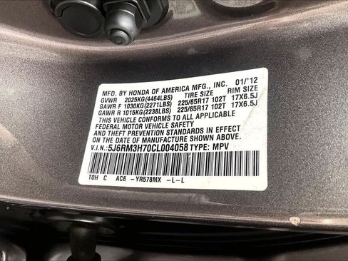 Used 2012 Honda CR-V EX-L image 36
