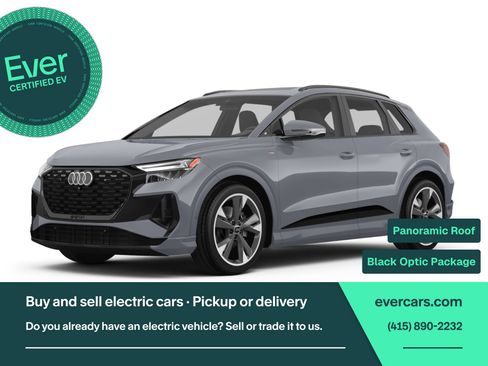 Used 2023 Audi Q4 e-tron Prestige w/ Black Optic Package AWD/4WD image 1