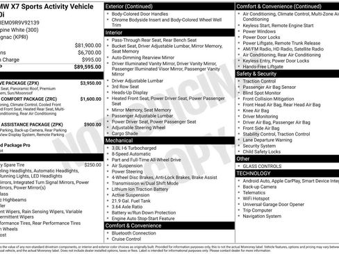 Used 2024 BMW X7 xDrive40i w/ Executive Package AWD/4WD image 28