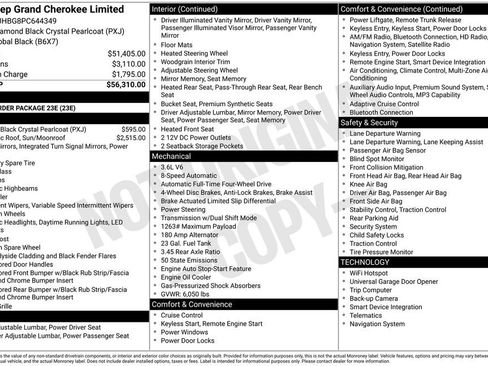 Certified 2023 Jeep Grand Cherokee Limited AWD/4WD image 7