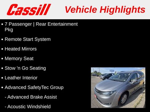 Used 2020 Chrysler Pacifica Touring-L w/ Advanced Safetytec Group FWD image 3