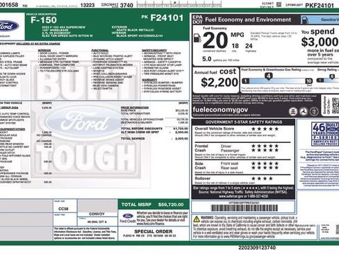 Certified 2023 Ford F150 XLT w/ Equipment Group 302A High AWD/4WD image 16