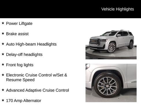 Used 2020 GMC Acadia Denali w/ Technology Package AWD/4WD image 38