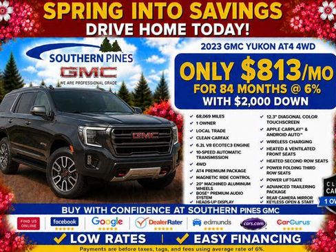 Used 2023 GMC Yukon AT4 w/ Technology Package AWD/4WD image 5