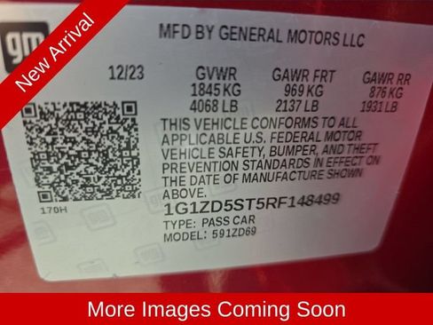 Used 2024 Chevrolet Malibu LT FWD image 9