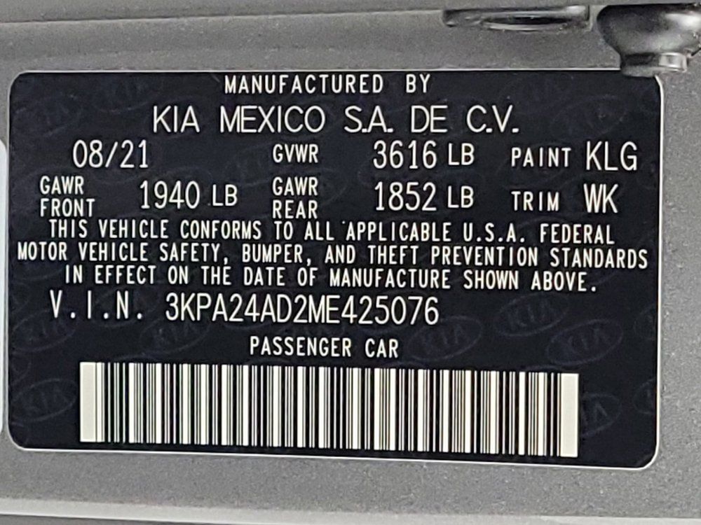 Used 2021 Kia Rio S FWD image 33