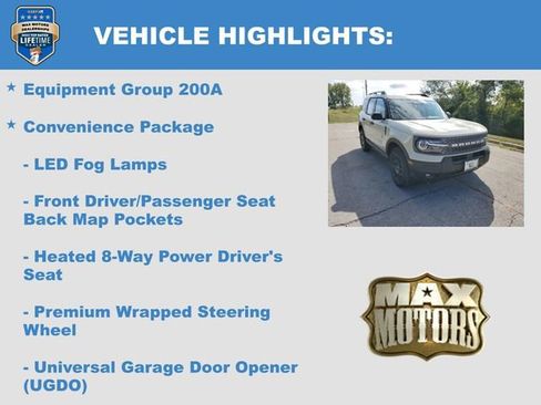 New 2025 Ford Bronco Sport Big Bend w/ Convenience Package image 5