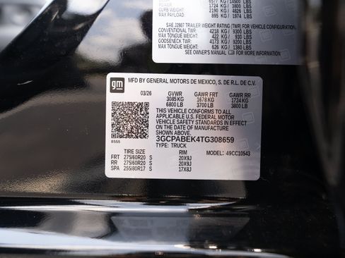 Used 2026 Chevrolet Silverado 1500 Custom RWD image 49