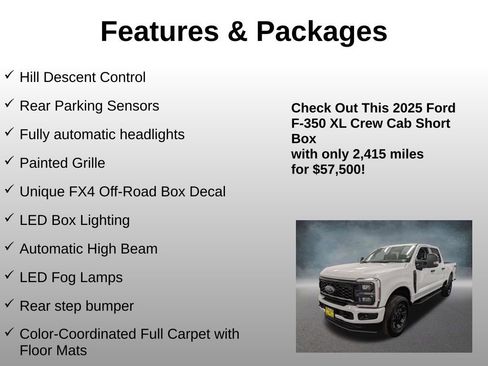Used 2025 Ford F350 XL w/ STX Appearance Package image 8