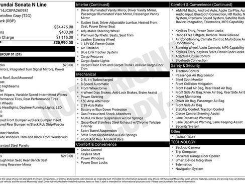 Used 2023 Hyundai Sonata N Line FWD image 41