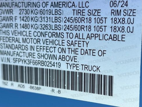 Used 2024 Honda Ridgeline TrailSport image 28