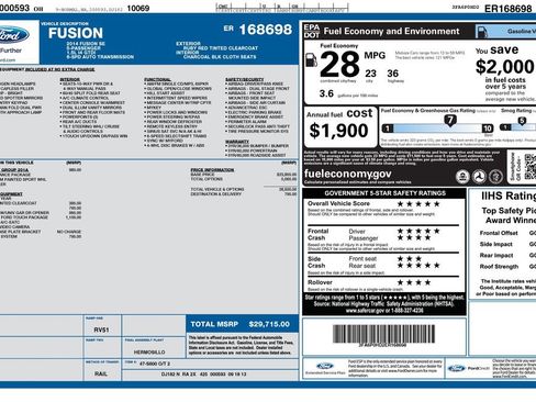 Used 2014 Ford Fusion SE FWD image 4