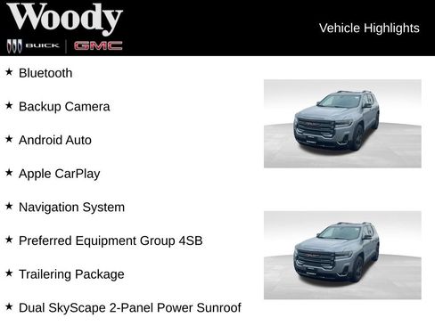 Certified 2023 GMC Acadia AT4 w/ Trailering Package AWD/4WD image 3