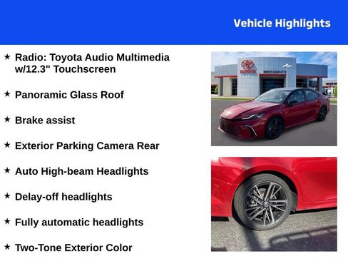 Used 2025 Toyota Camry XSE FWD image 4