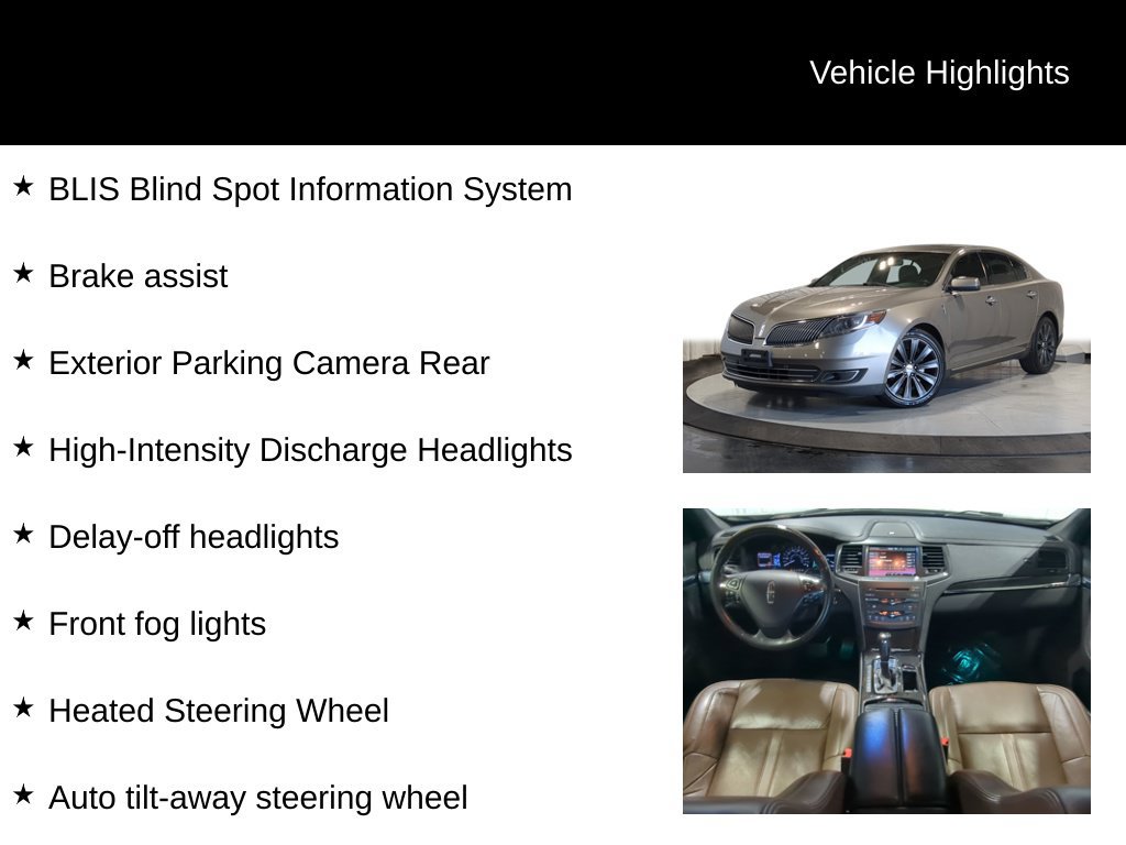 Used 2015 Lincoln MKS AWD w/ Equipment Group 201A image 25