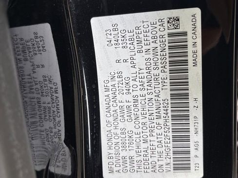 Used 2023 Honda Civic Sport image 10