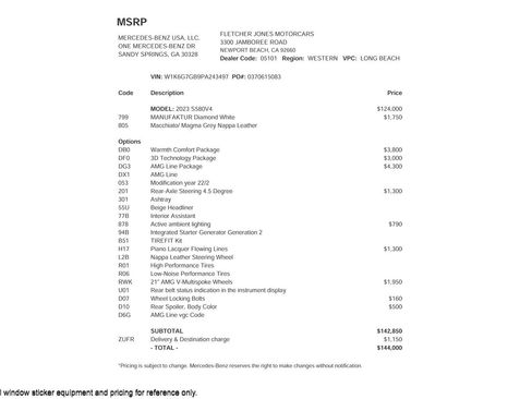 Certified 2023 Mercedes-Benz S 580 4MATIC Sedan image 4