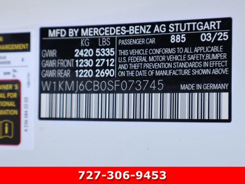 Certified 2025 Mercedes-Benz CLE 53 AMG 4MATIC Coupe image 26