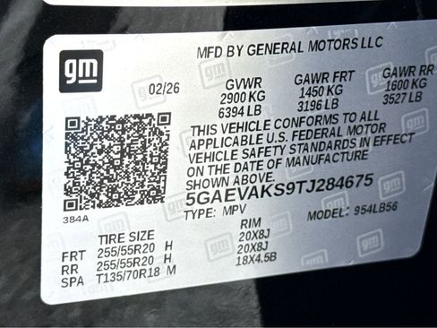 New 2026 Buick Enclave Preferred w/ LPO, Floor Liner Package AWD/4WD image 26