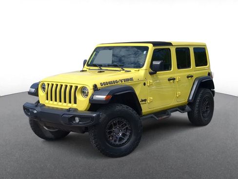 Certified 2022 Jeep Wrangler Unlimited Sport AWD/4WD image 1