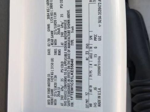 Used 2020 Ford F150 XL w/ Equipment Group 101A Mid RWD image 30