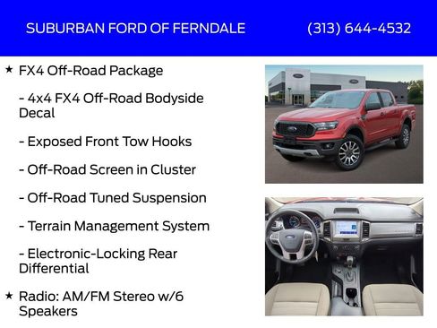 Used 2019 Ford Ranger XLT w/ Equipment Group 302A Luxury image 9