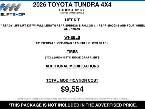 Used 2026 Toyota Tundra 1794 Edition image 2
