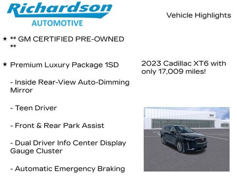 Used 2023 Cadillac XT6 Premium Luxury w/ Platinum Package image 12