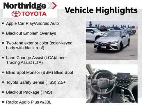 Used 2024 Toyota Camry XSE FWD image 2