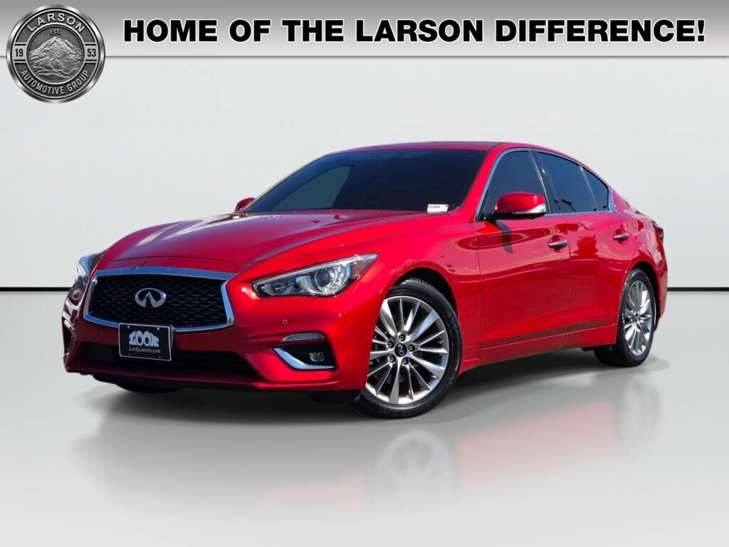 Used 2023 INFINITI Q50 Luxe w/ Cargo Package RWD image 1