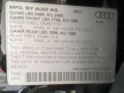 Used 2021 Audi Q5 2.0T Premium w/ Convenience Package AWD/4WD image 29
