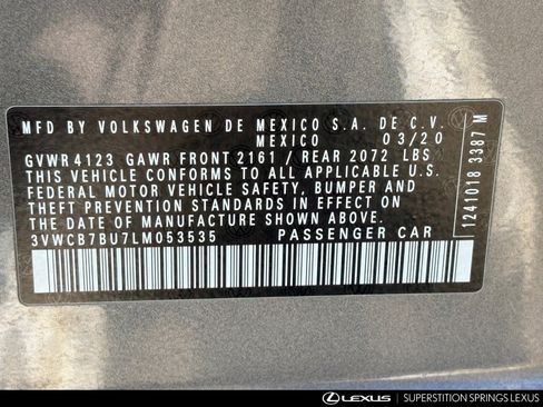 Used 2020 Volkswagen Jetta SE image 33