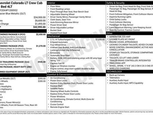 Certified 2023 Chevrolet Colorado LT w/ LT Convenience Package II AWD/4WD image 34