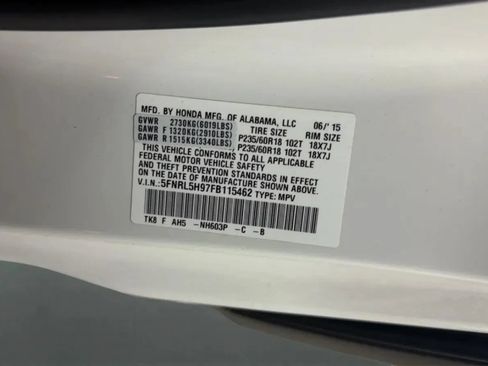 Used 2015 Honda Odyssey Touring Elite image 25
