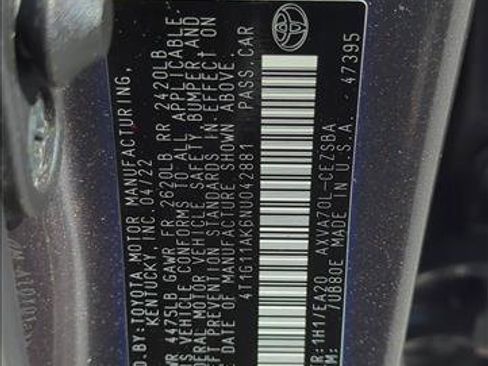 Used 2022 Toyota Camry SE image 25