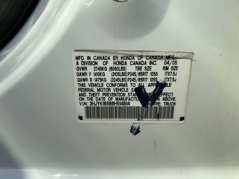 Used 2006 Honda Ridgeline RTL image 34