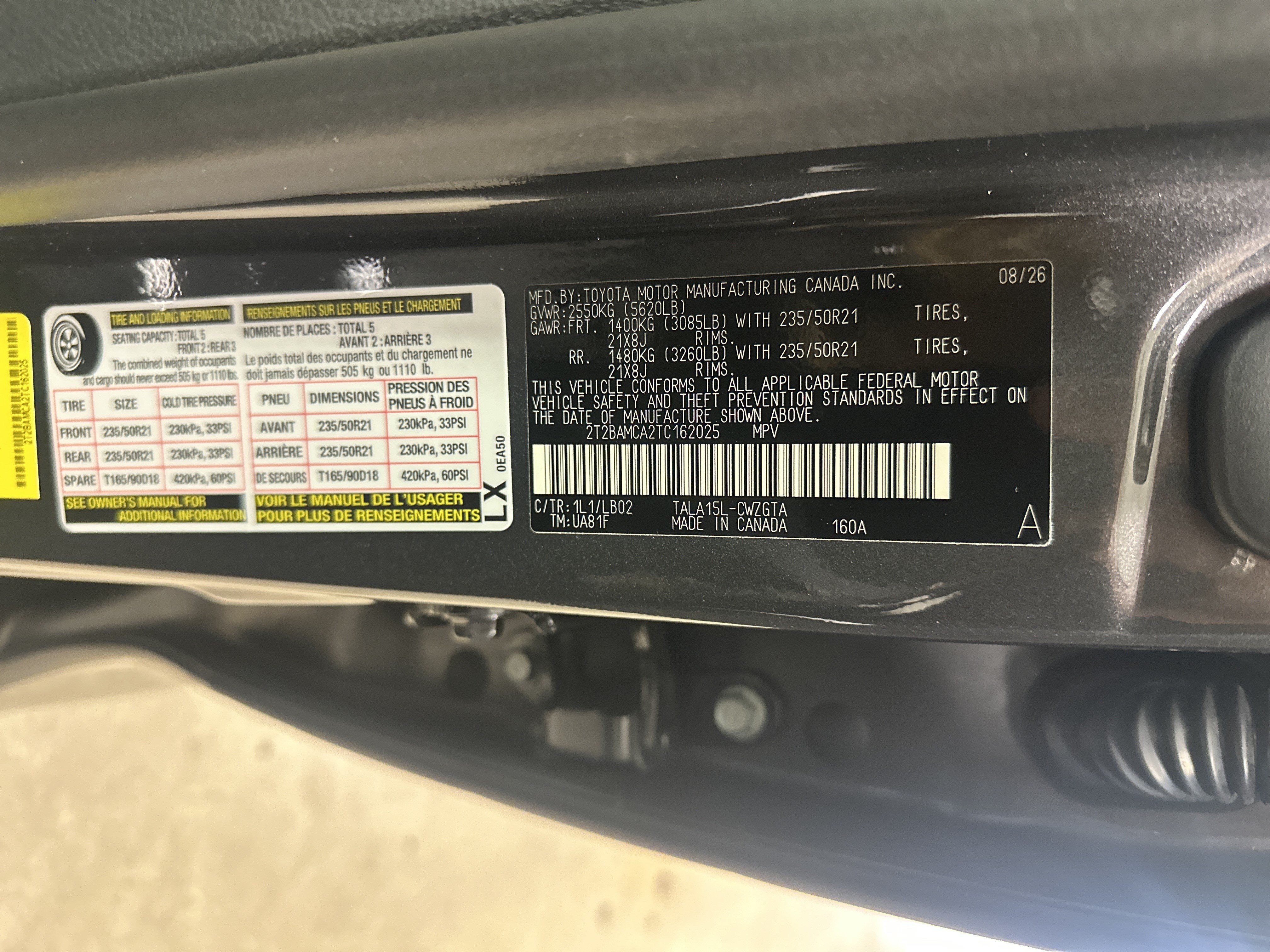 New 2026 Lexus RX 350 Premium Plus w/ Convenience Package AWD/4WD image 5