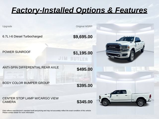 Used 2022 RAM 2500 Limited w/ Body Color Bumper Group AWD/4WD image 3