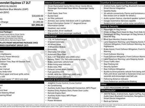 Used 2025 Chevrolet Equinox LT image 2