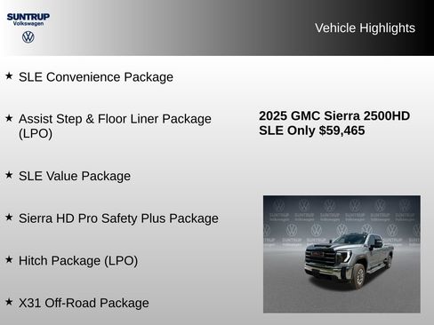 Used 2025 GMC Sierra 2500 SLE w/ SLE Value Package; AWD/4WD image 16