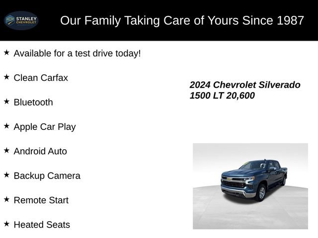 Used 2024 Chevrolet Silverado 1500 LT AWD/4WD image 9
