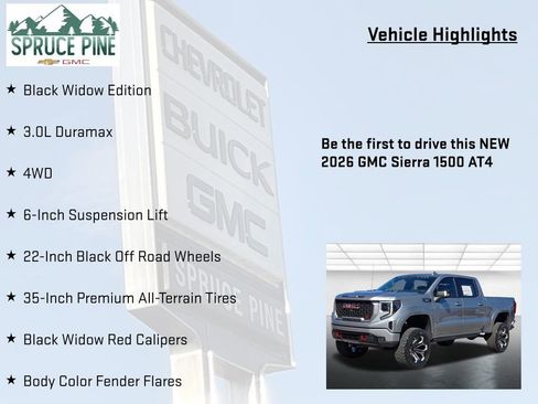 New 2026 GMC Sierra 1500 AT4 w/ AT4 Premium Package AWD/4WD image 5