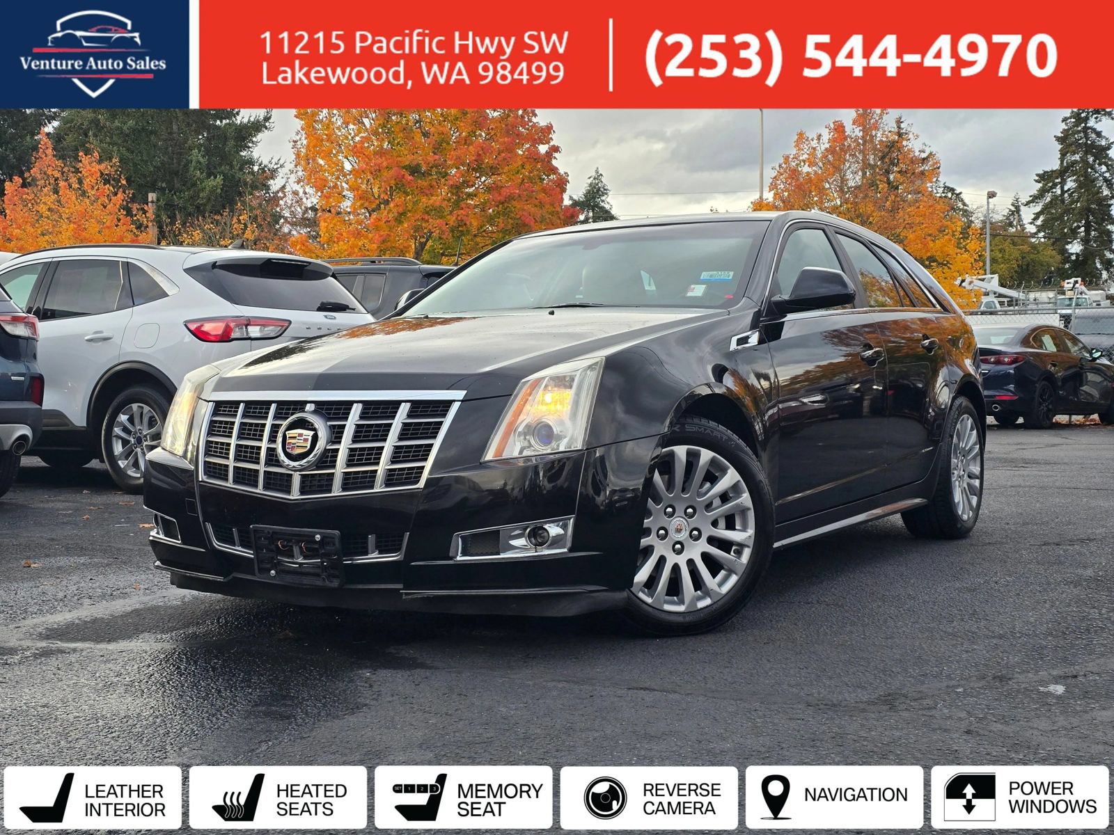 Used 2012 Cadillac CTS Performance w/ Performance Luxury Package RWD image 1