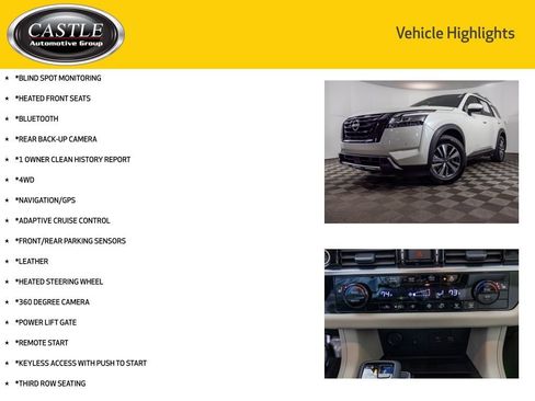 Used 2024 Nissan Pathfinder SL w/ Black Appearance Package AWD/4WD image 3