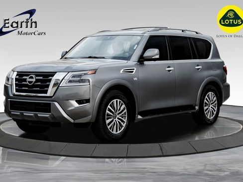 Used 2021 Nissan Armada SL w/ Captain's Chairs Package image 1