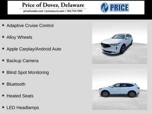 Used 2022 Acura MDX SH-AWD w/ Technology Package image 2