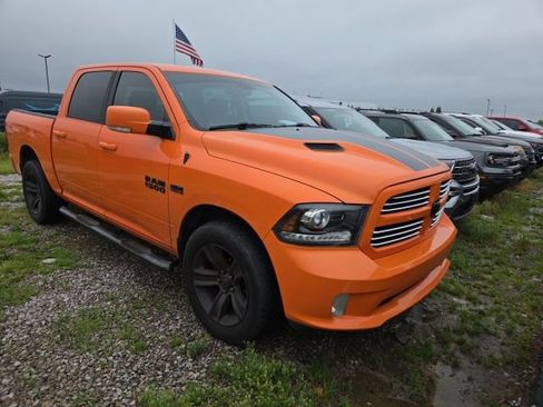 Used 2017 RAM 1500 Sport w/ Ignition Orange Sport Package AWD/4WD image 2